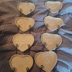 Pampered Chef Heritage Cookie Molds w/racks